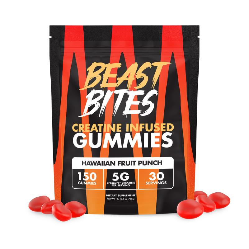 Creatine Infused Gummies - Beast Bites (Made with Creapure & NSF Certified for Sport)