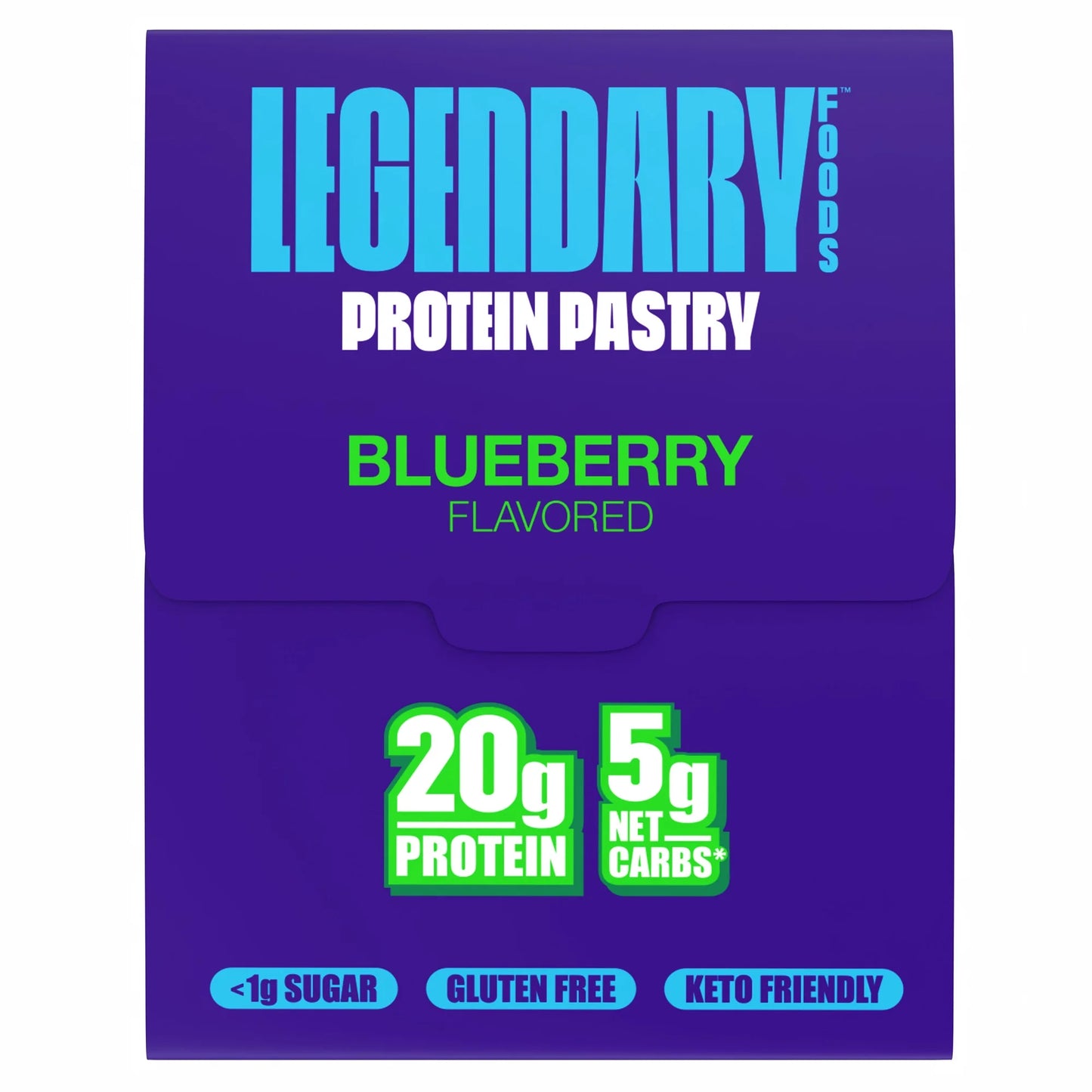 Protein Pastry - Blueberry 4 Pack | Protein Snack | Gluten-Free| Keto Friendly
