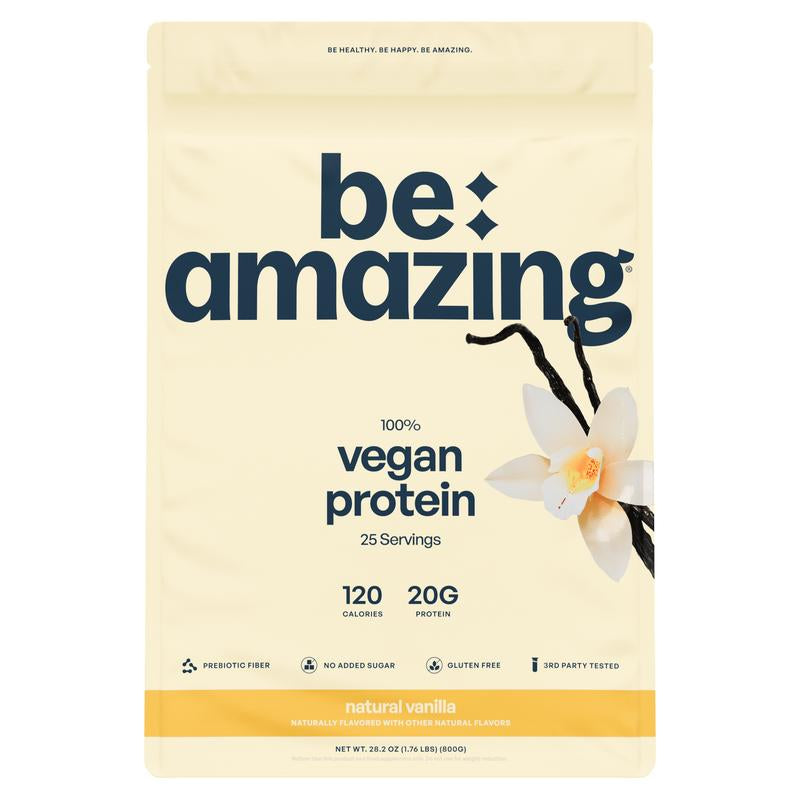 Be Amazing Vegan Protein Powder | Plant | Prebiotic Fiber | Gluten Free | Non Dairy | Low Sugar | Great Tasting | Dole Whip | Brown Sugar Oatmeal | IHOP