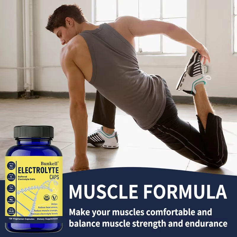 Electrolyte Capsules - for Running, Endurance Sports Nutrition, Running Supplements - Maintaining Electrolyte Levels