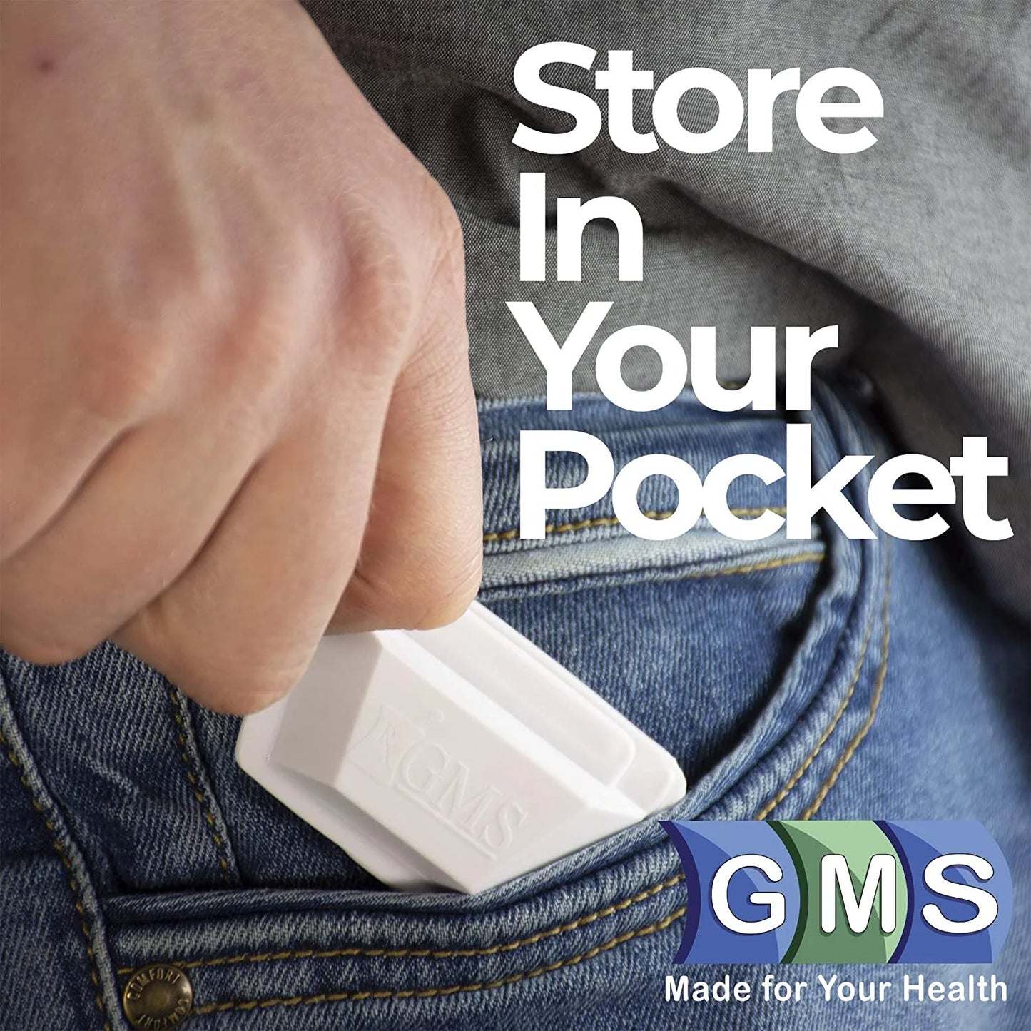 Squeezable Pocket Pill Case - Small, Lightweight Pill Organizer Ideal for Travel - Holds Medicines Securely - Sturdy Design with Easy Fuss-Free Access - Pocket Sized & Discreet