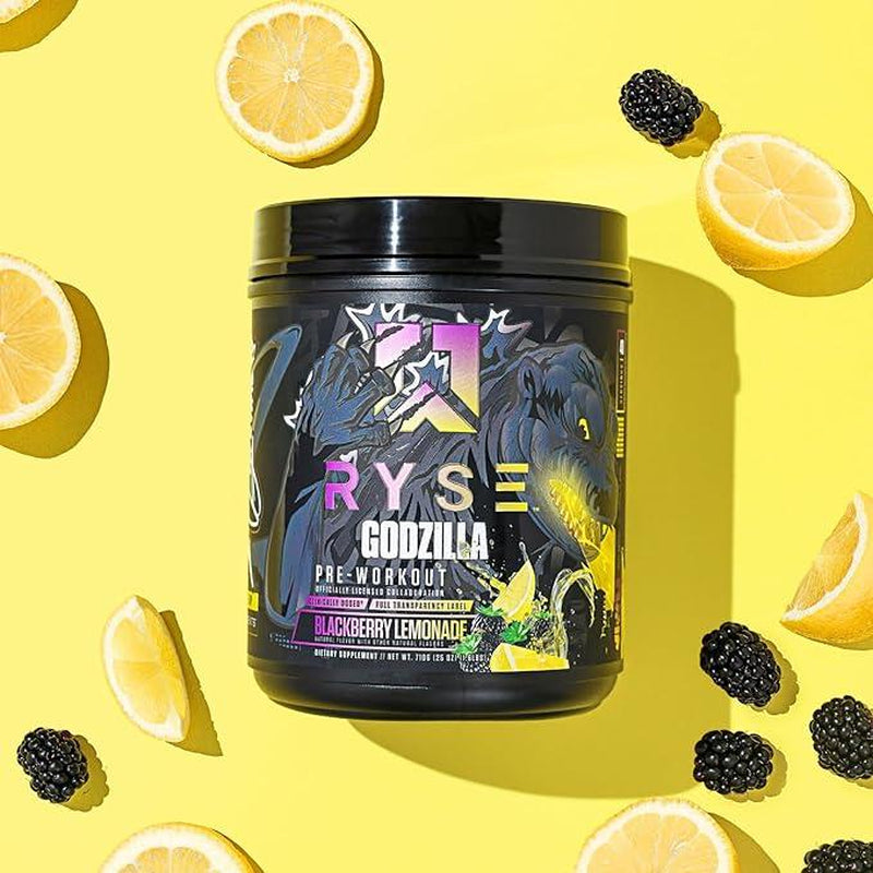 RYSE Godzilla Pre Workout Powder - Noel Deyzel Signature - 400Mg Caffeine, High-Stim Energy Supplement with Beta Alanine - 40 Servings