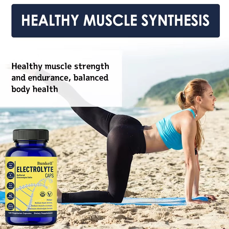 Electrolyte Capsules - for Running, Endurance Sports Nutrition, Running Supplements - Maintaining Electrolyte Levels