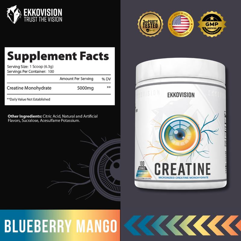 EKKO Creatine Monohydrate - 3Rd Party Tested