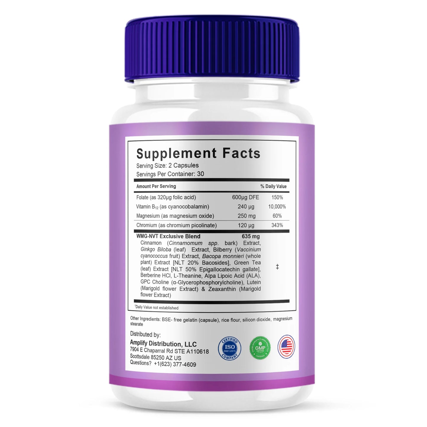 (2 Pack) Memo Master Premium Memory Support Supplement Memomaster Pills, Memo Master Multivitamin Supplement (120 Capsules)