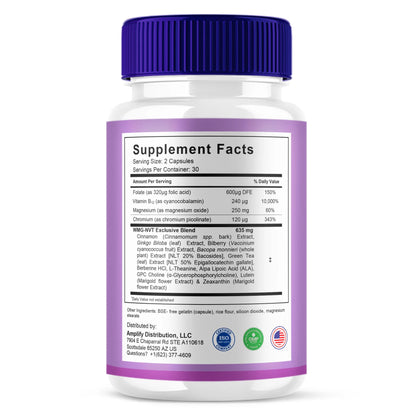 (2 Pack) Memo Master Premium Memory Support Supplement Memomaster Pills, Memo Master Multivitamin Supplement (120 Capsules)