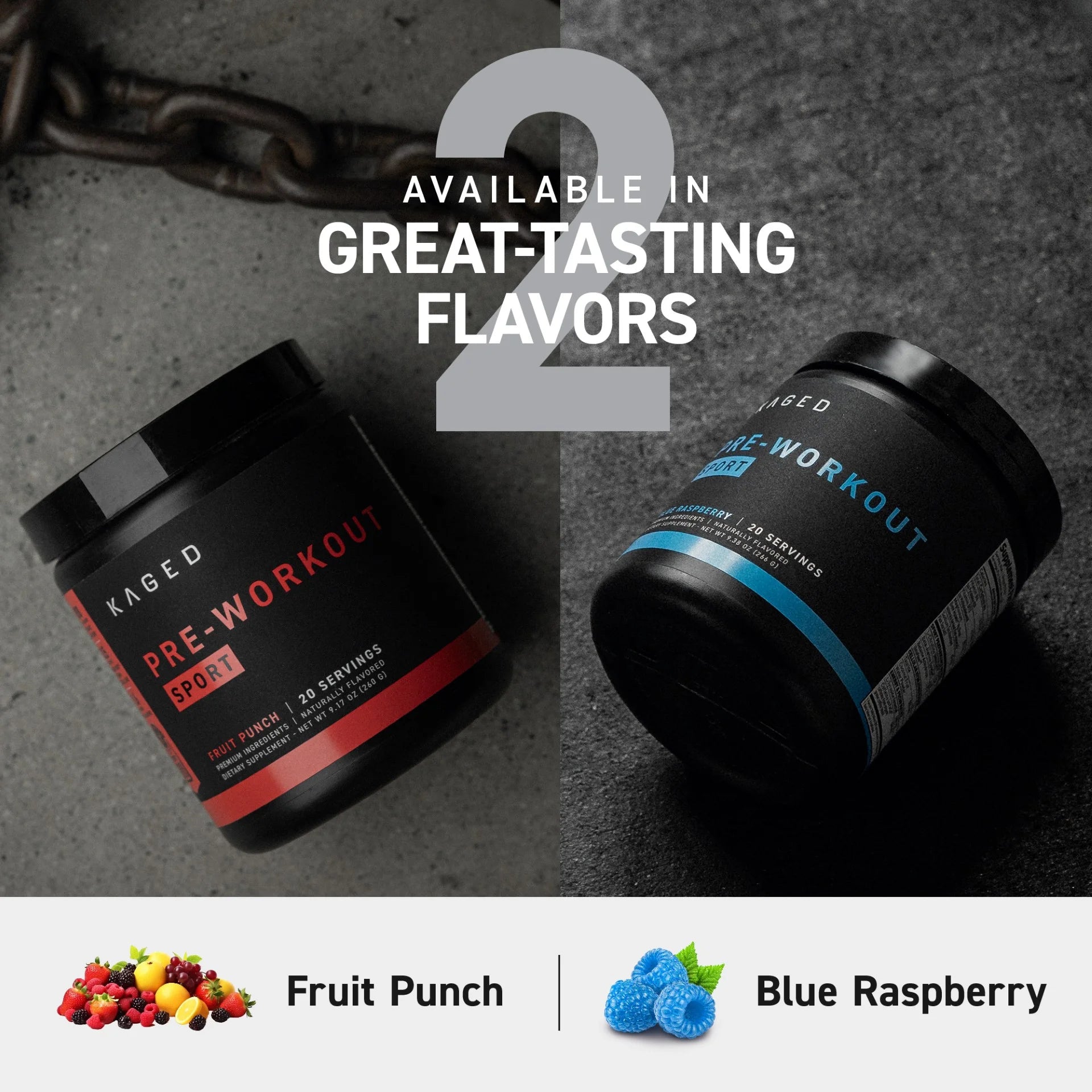 Muscle Pre-Workout Sport Fruit Punch, Amino Acid Supplements, 20 - 13G Servings