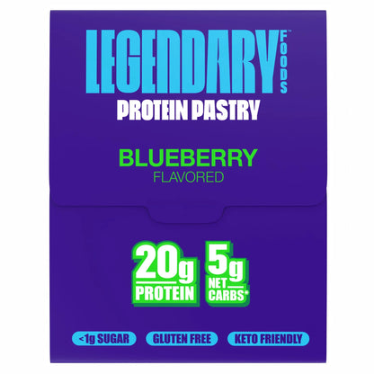 Protein Pastry - Blueberry 4 Pack | Protein Snack | Gluten-Free| Keto Friendly
