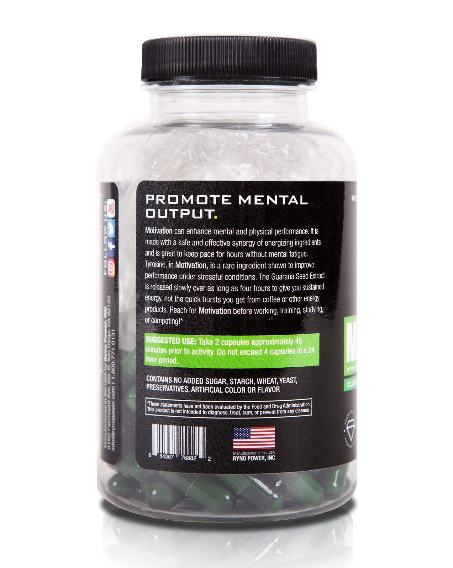 MOTIVATION Pre-Workout Focus Energy Supplement