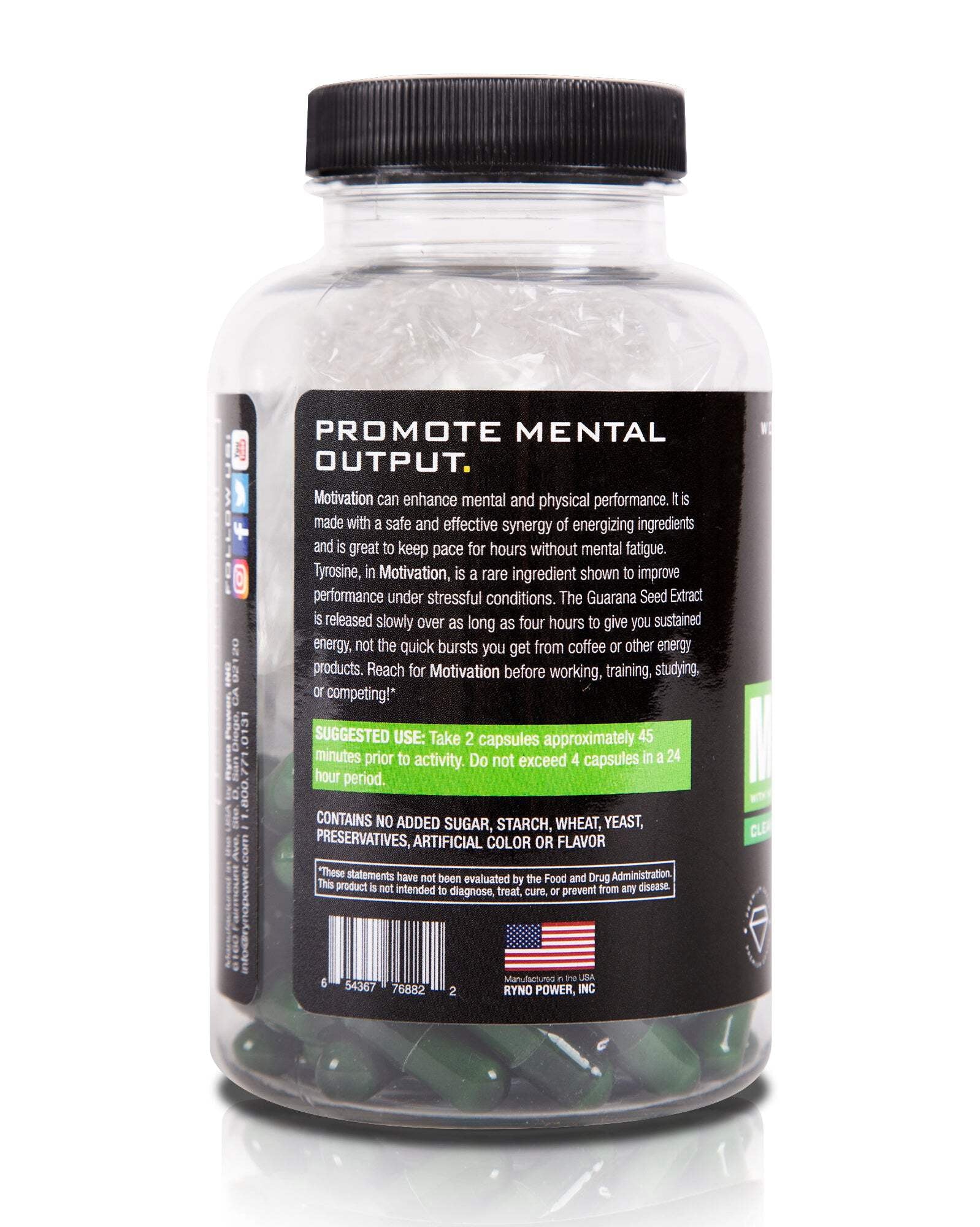 MOTIVATION Pre-Workout Focus Energy Supplement