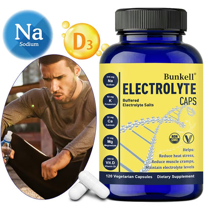 Electrolyte Capsules - for Running, Endurance Sports Nutrition, Running Supplements - Maintaining Electrolyte Levels