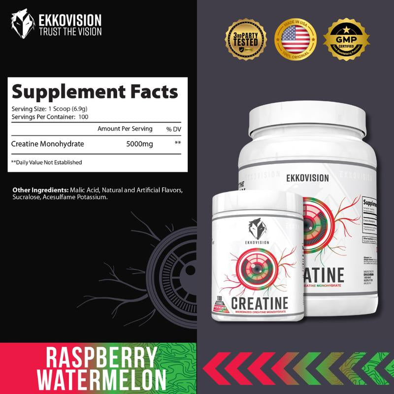 EKKO Creatine Monohydrate - 3Rd Party Tested