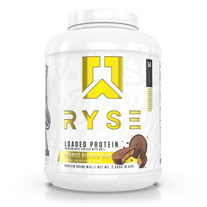 RYSE Loaded Protein Powder - 25G Whey Protein Isolate & Concentrate with Prebiotic Fiber & Mcts - Low Carb, Low Sugar, Digestive-Friendly