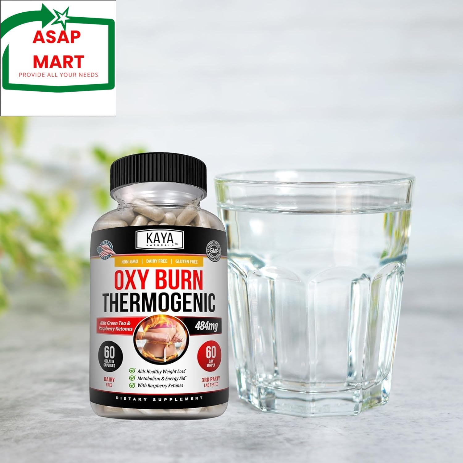 Kaya Naturals Supreme Fat Burner - Weight Loss Pills Women & Men - Appetite Supp