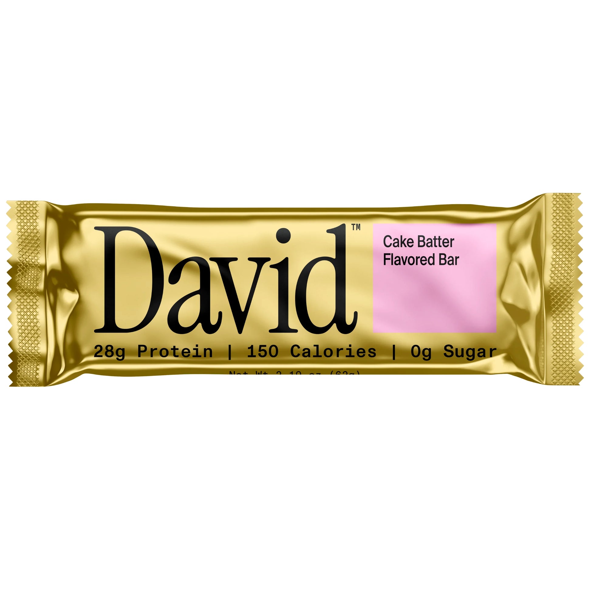 David High Protein Bars, Cake Batter - 28G Protein - 12Ct