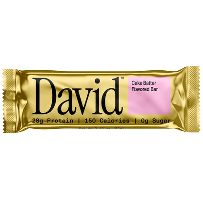 David High Protein Bars, Cake Batter - 28G Protein - 12Ct