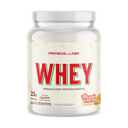 Primeval Labs Whey Protein Gourmet Flavors - High Protein 23G per Serving, Authentic Latino Flavors