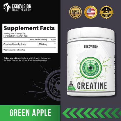 EKKO Creatine Monohydrate - 3Rd Party Tested