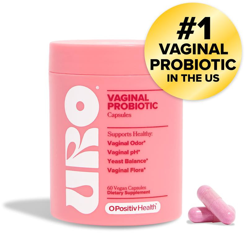 URO Women'S Probiotics - 60 Count (Pack of 1) - Prebiotic and Probiotic Capsules for Healthy Ph Balance and Odor