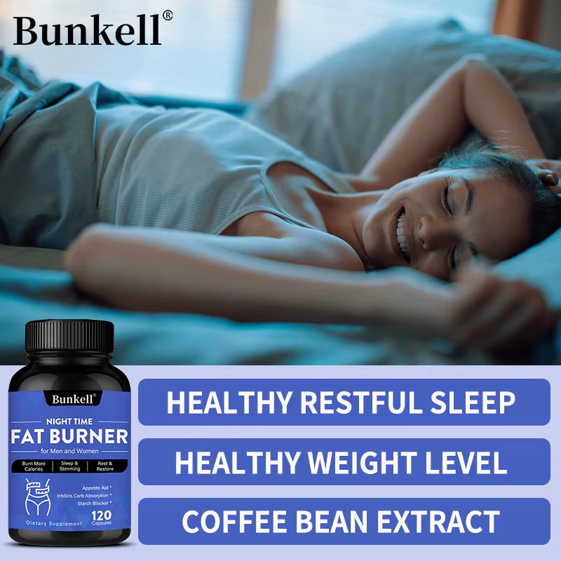 Nighttime Fat Burner - Helps Promote Metabolic Cleansing, Inhibits Fat Accumulation, and Appetite Control during Sleep