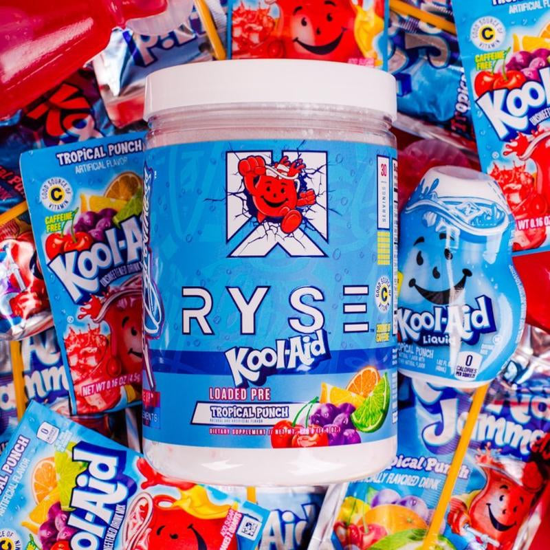 RYSE Loaded Pre Workout Powder - Daily Pre-Workout for Men & Women with over 300Mg Caffeine, Beta Alanine, and Citrulline - 30 Servings