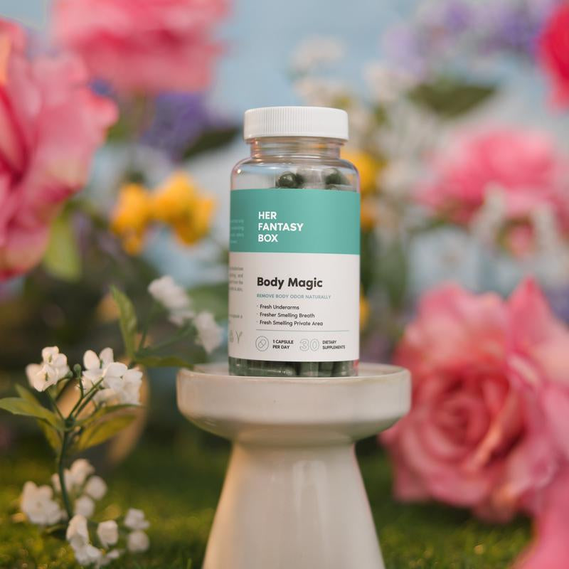 Body Magic Chlorophyll Pill - for Body Odor, Detox & Skin