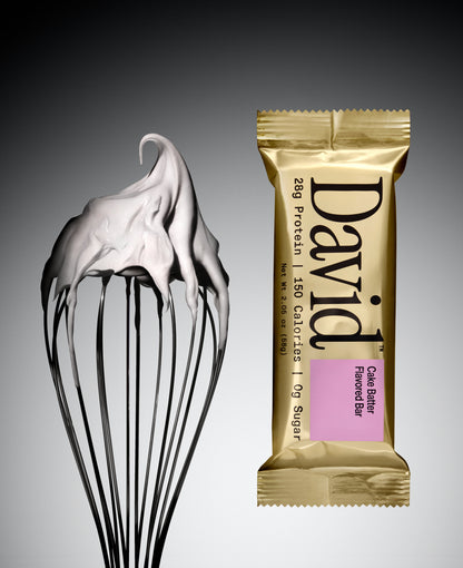 David High Protein Bars, Cake Batter - 28G Protein - 12Ct