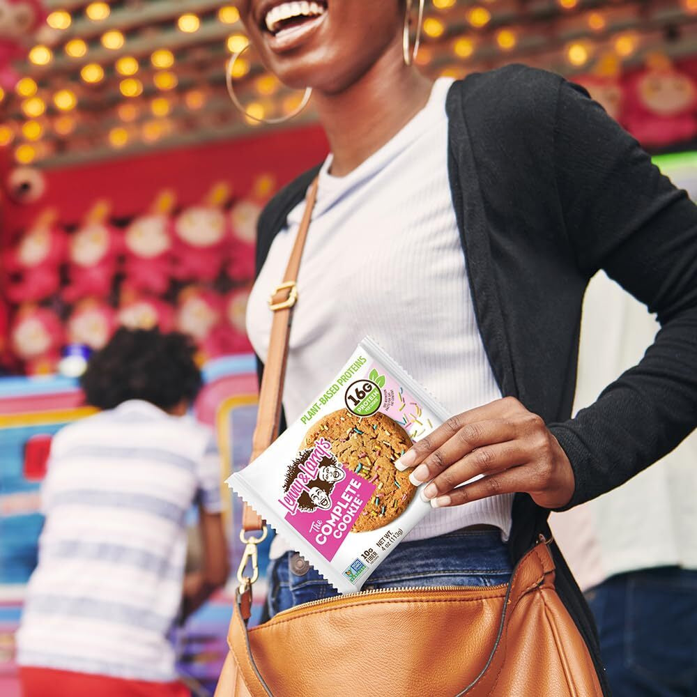 Vegan Protein Cookies 12 Pack Soft Baked 16G Protein 10G Fiber 4Oz Each