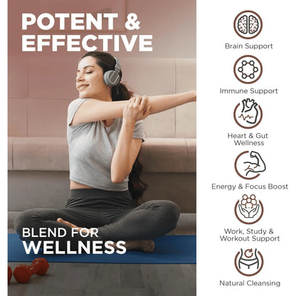 Mushroom Complex Supplement Cordyceps Capsules - 2600Mg - 120 Capsules