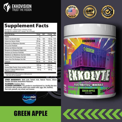 EKKO Ekkolyte Hydration | Electrolytes & Minerals | 3Rd Party Tested