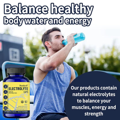Electrolyte Capsules - for Running, Endurance Sports Nutrition, Running Supplements - Maintaining Electrolyte Levels