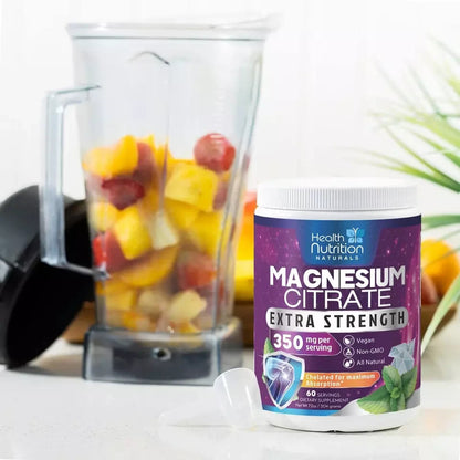 #1 Mejor Citrato De Magnesio En Polvo Puros Magnesium Citrate Powder Supplement