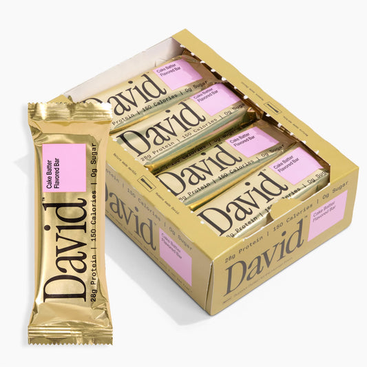 David High Protein Bars, Cake Batter - 28G Protein - 12Ct