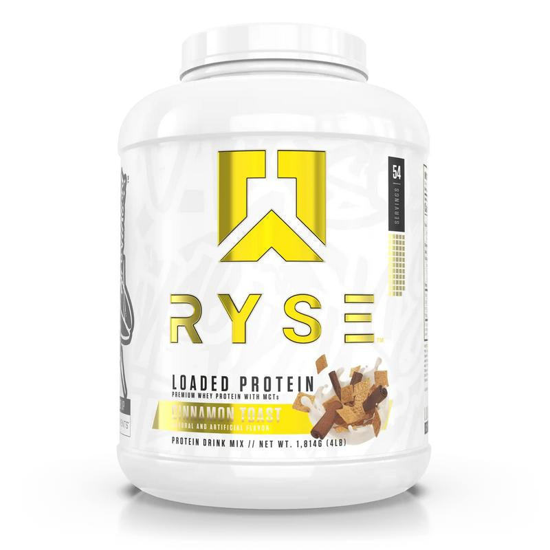 RYSE Loaded Protein Powder - 25G Whey Protein Isolate & Concentrate with Prebiotic Fiber & Mcts - Low Carb, Low Sugar, Digestive-Friendly