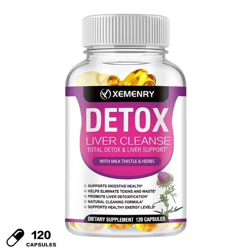 Liver Cleanse Detox - Liver Support Supplements to Enhance Liver Health and Support Gut Health