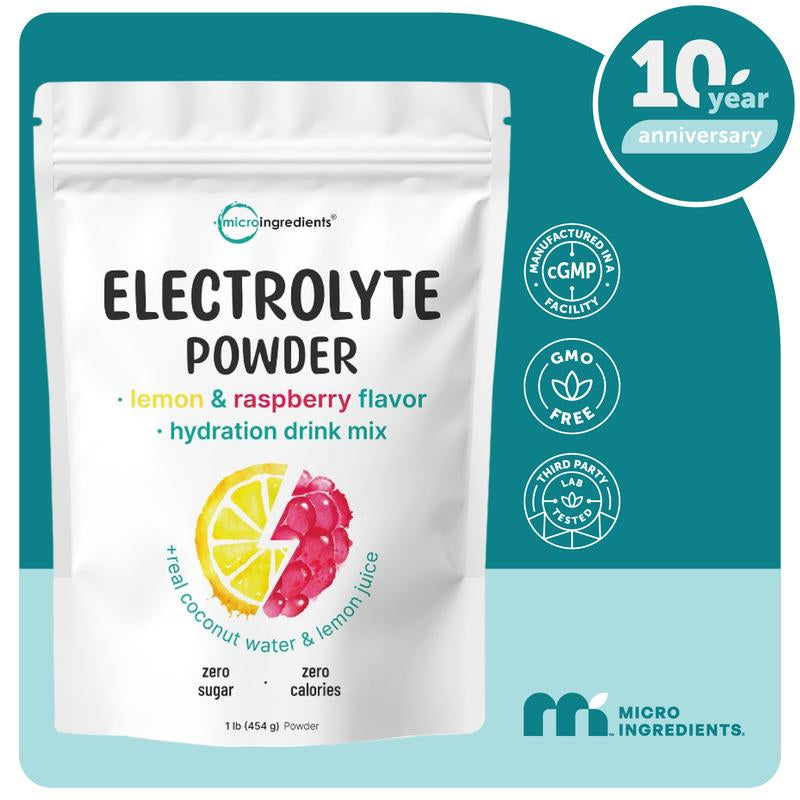 Micro Ingredients Hydration Electrolytes Powder, 1Lb