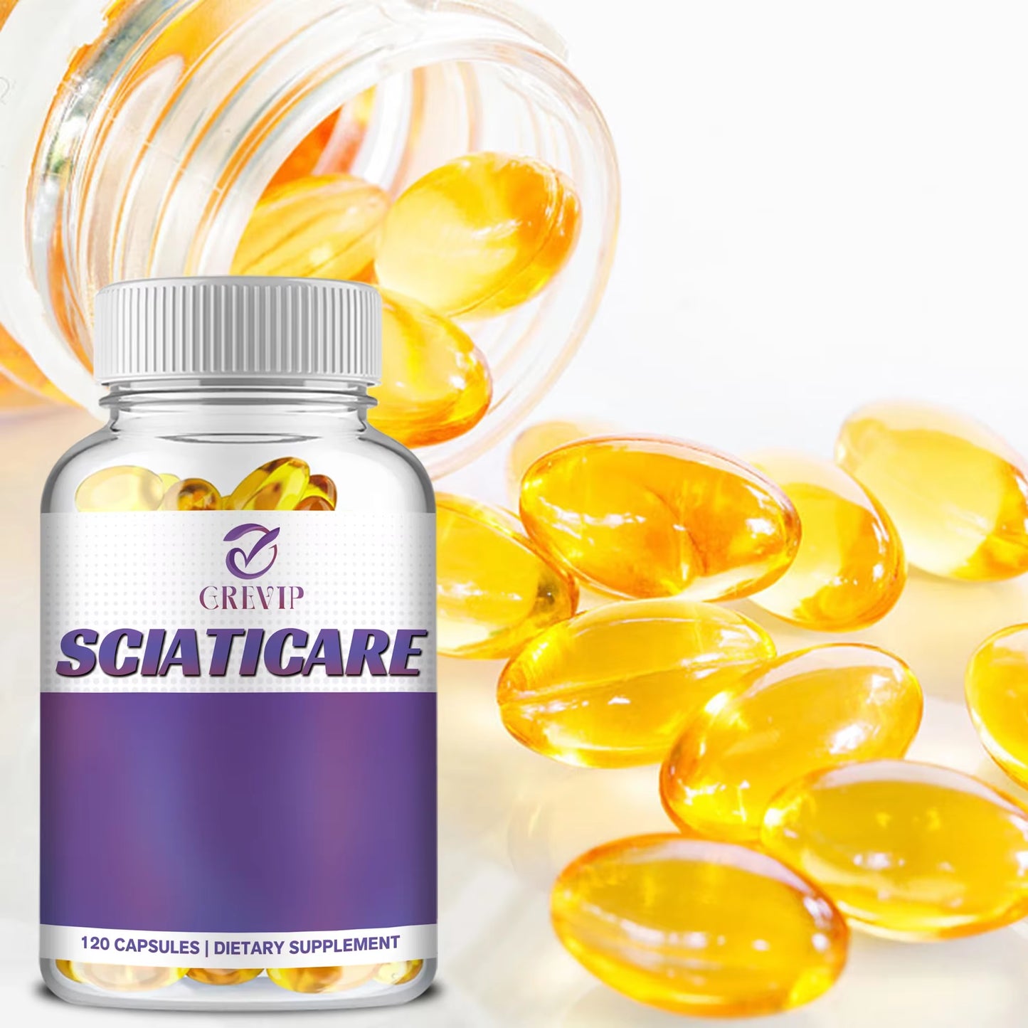 Sciaticare - with R-Alpha Lipoic Acid, Magnesium, Acetyl L-Carnitine HCL, Benfotiamine and Ginger Root- 120 Capsules