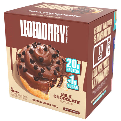 Protein Sweet Roll - Chocolate 4 Pack | Protein Snack | Gluten-Free| Keto Friendly