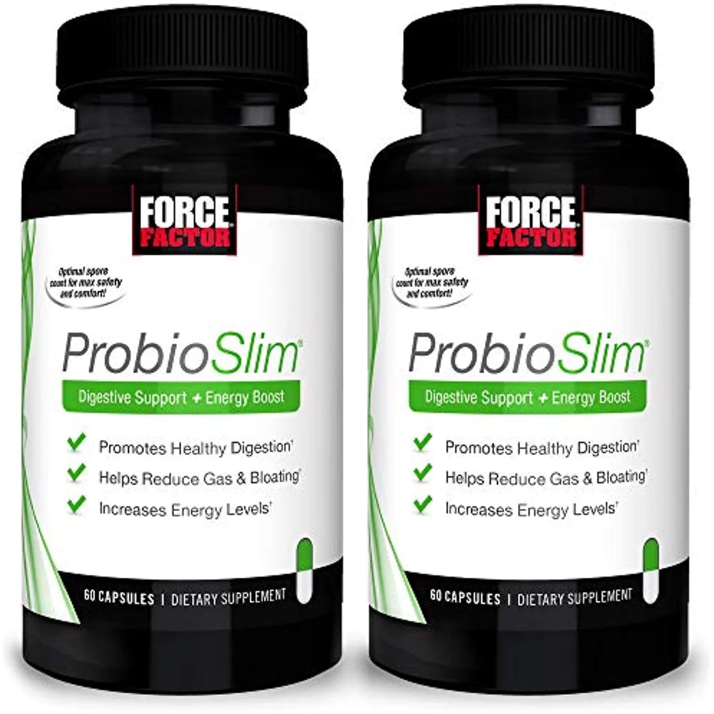 Probioslim Probiotic Supplement for Women and Men with Probiotics and Green Tea Extract, Reduce Gas