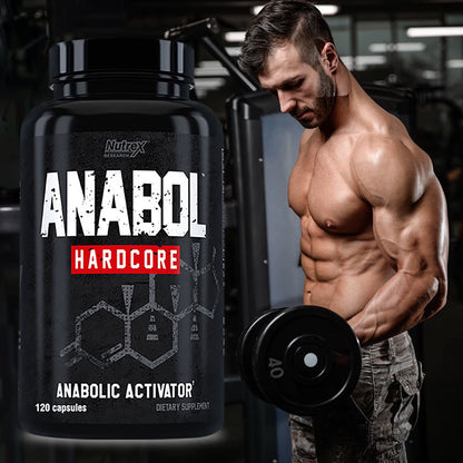 ANABOLIC - Muscle Growth Supplements for Men to Build Lean, Dense, High - 120 Capsules