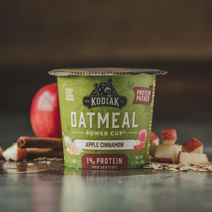 Kodiak Cakes Instant Protein Apple Cinnamon Oatmeal Cups 12 Pack 14G Protein