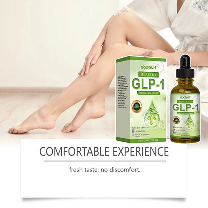 GLP-1 Supplement Liquid Drops Naturally GLP-1 Support Body Slimming Supplement for Gut Digestive Health Body Care Products