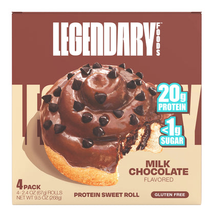 Protein Sweet Roll - Chocolate 4 Pack | Protein Snack | Gluten-Free| Keto Friendly