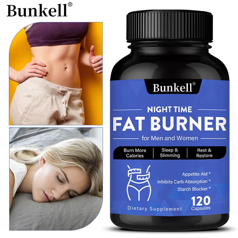 Nighttime Fat Burner - Helps Promote Metabolic Cleansing, Inhibits Fat Accumulation, and Appetite Control during Sleep