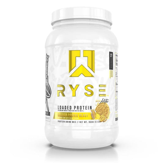 RYSE Loaded Protein Powder - 25G Whey Protein Isolate & Concentrate with Prebiotic Fiber & Mcts - Low Carb, Low Sugar, Digestive-Friendly