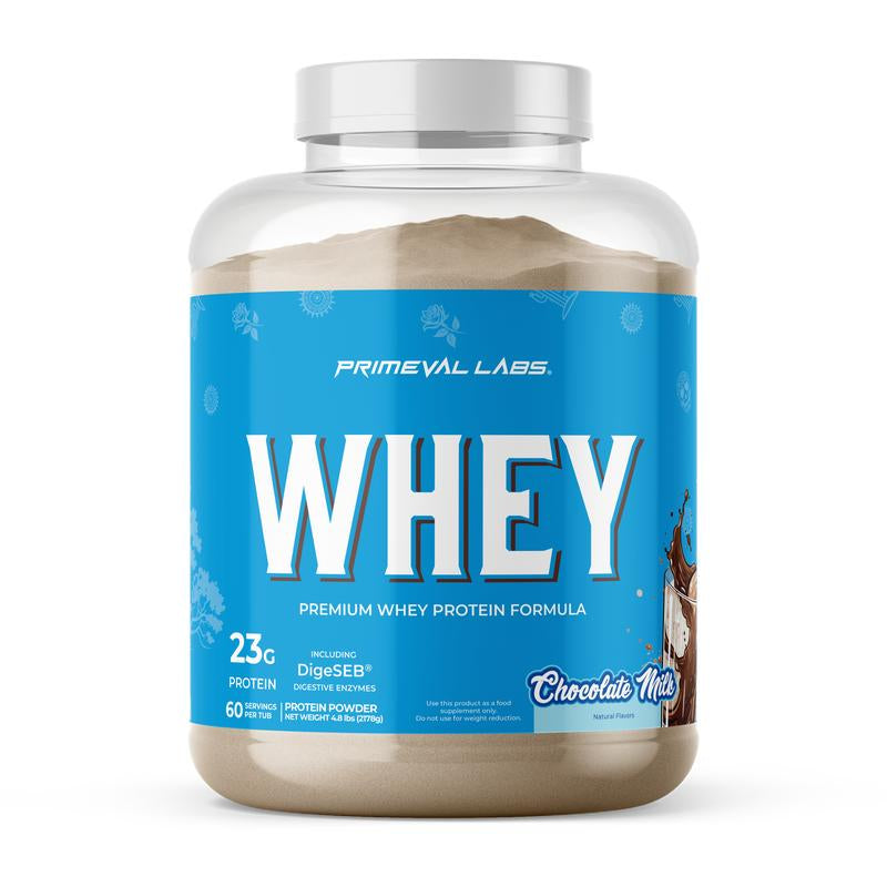 Primeval Labs Whey Protein Gourmet Flavors - High Protein 23G per Serving, Authentic Latino Flavors