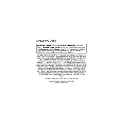 Strawberry Dubai Chocolate Bar Peanut Butter Treat