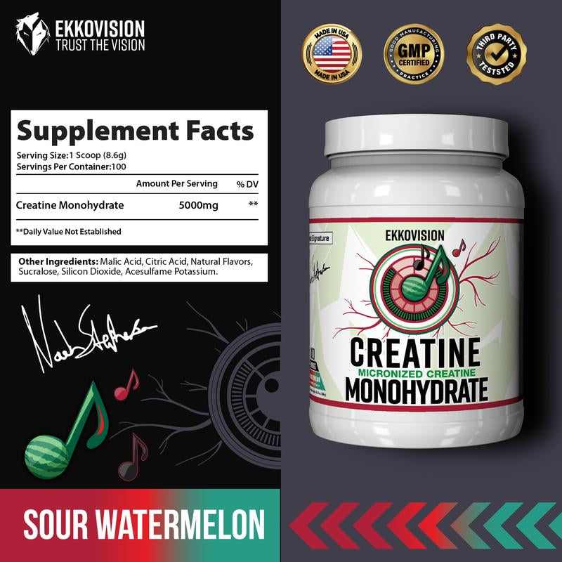 EKKO Creatine Monohydrate - 3Rd Party Tested