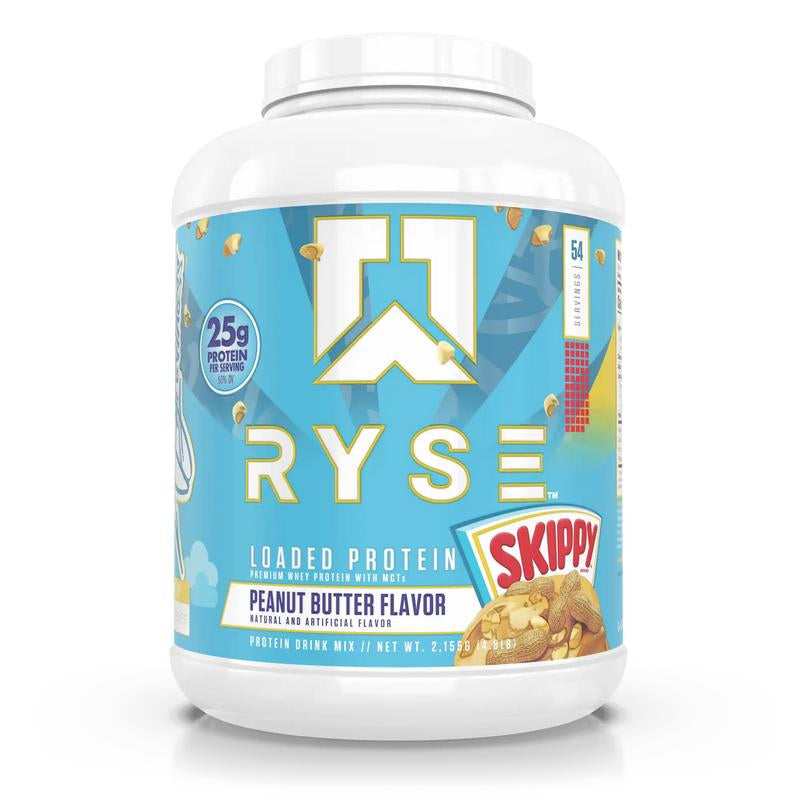 RYSE Loaded Protein Powder - 25G Whey Protein Isolate & Concentrate with Prebiotic Fiber & Mcts - Low Carb, Low Sugar, Digestive-Friendly