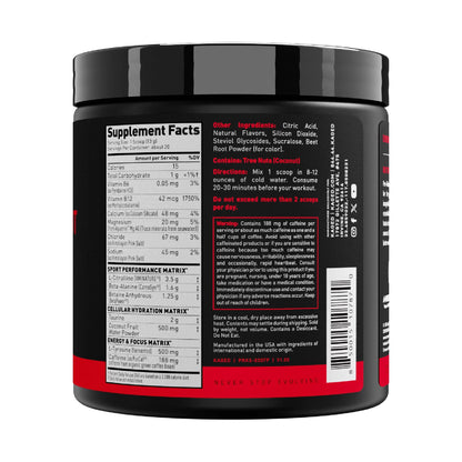 Muscle Pre-Workout Sport Fruit Punch, Amino Acid Supplements, 20 - 13G Servings